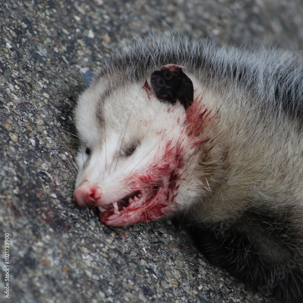 Obraz Dead Opossum 