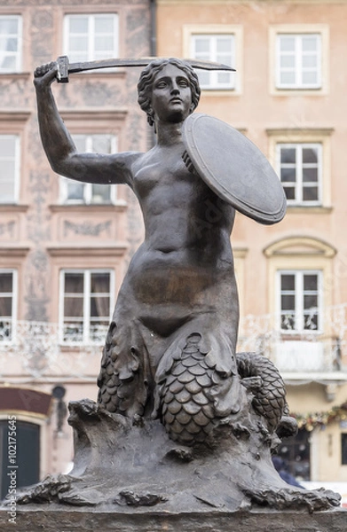 Obraz mermaid monument