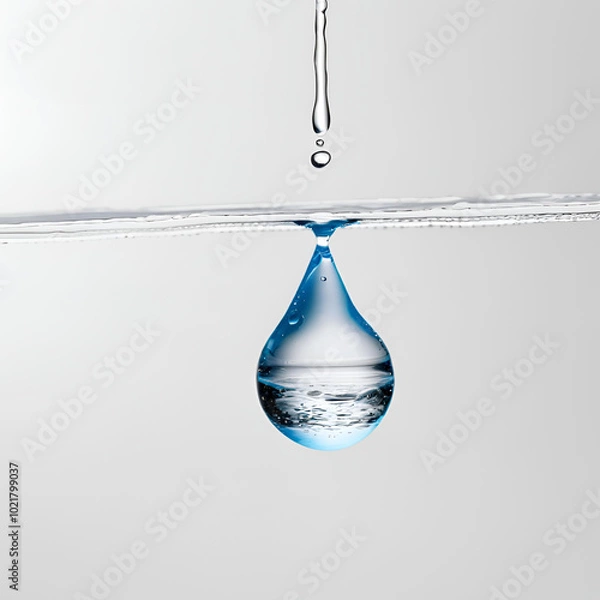 Obraz Water Drop Reflection 