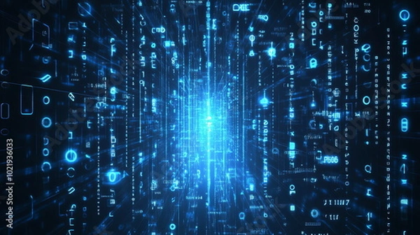 Obraz Digital Evolution as The Future of Technology
