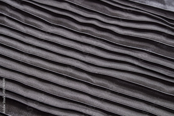 Obraz silver pleated fabric texture