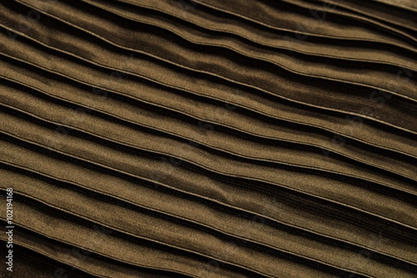 Obraz brown pleated fabric texture