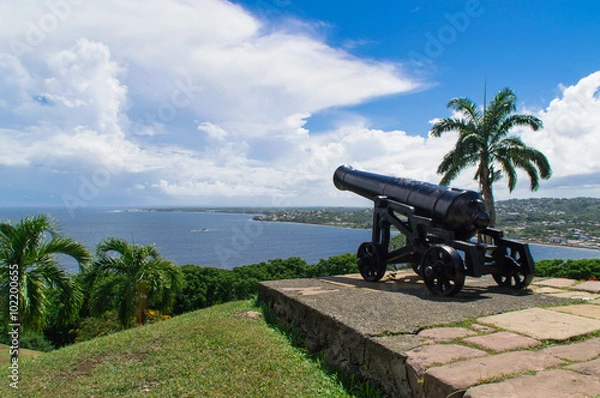 Obraz Fort King George w Tobago