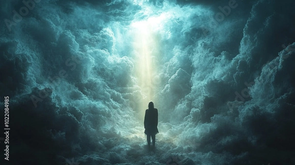 Obraz dramatic and mysterious image 