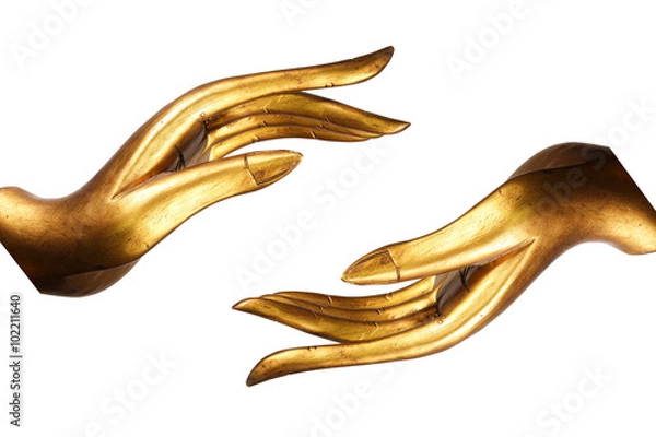 Obraz Hand Buddha gold