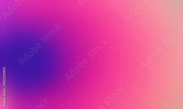 Fototapeta Abstract blurred background image of blue, purple, pink colors gradient used as an illustration. Designing posters or advertisements.