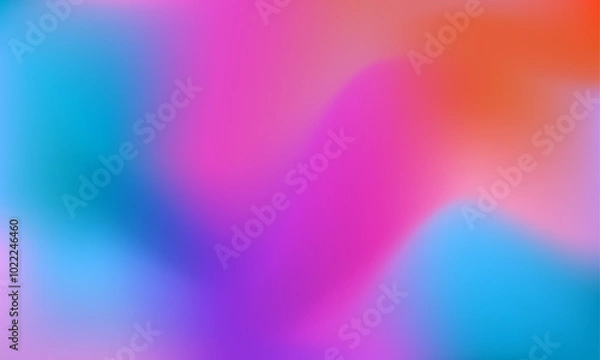 Fototapeta Vivid abstract colors in gradient, Abstract blurred background