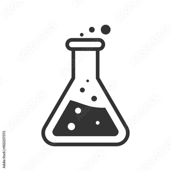 Obraz chemical bottle vector icon design illustration
