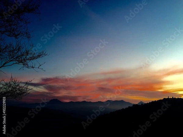 Fototapeta Italy sunset