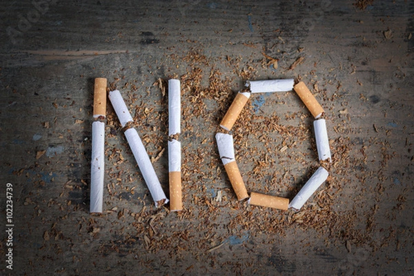 Obraz No word of a cigarette