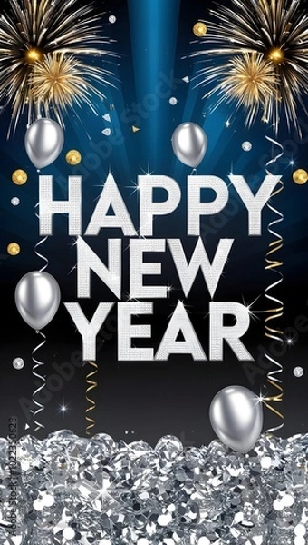 Fototapeta new year back ground