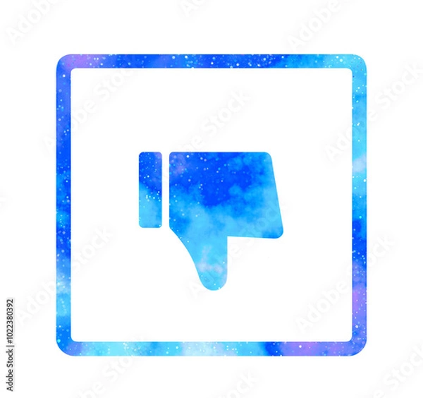 Fototapeta マーブルな星空｜バッドマーク