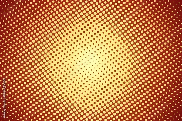 Obraz Halftone Dotted Background - Grunge Texture Vector Pattern for Creative Designs