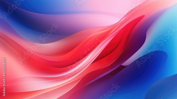 Fototapeta swirling red and blue abstract background