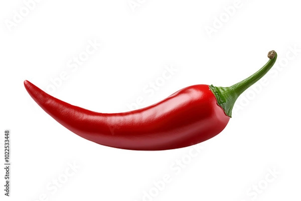Fototapeta Red chili pepper isolated on transparent background
