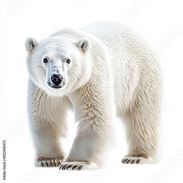 Fototapeta Ice Bear Isolated