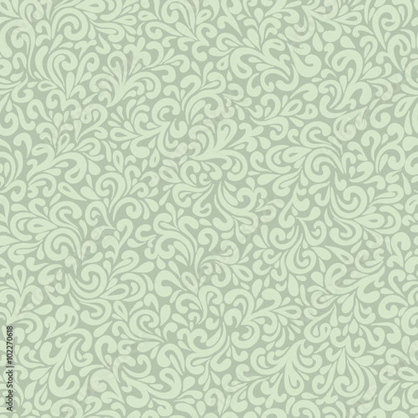 Fototapeta Wavy doodle seamless pattern