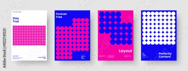 Fototapeta Isolated Banner Layout. Modern Business Presentation Template. Abstract Poster Design. Report. Brochure. Flyer. Background. Book Cover. Advertising. Notebook. Catalog. Pamphlet. Portfolio