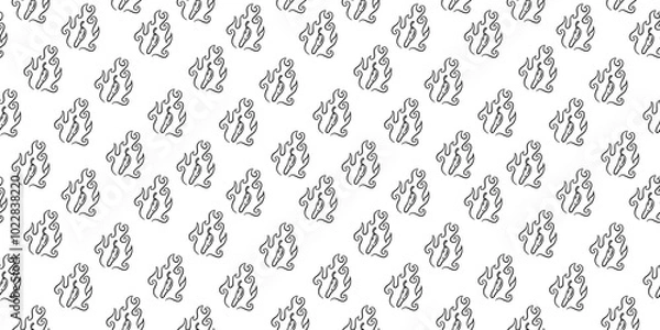 Fototapeta chili pattern Background. vintage chili background. pepper pattern background. chili doodle pattern background. hot chili pattern background.