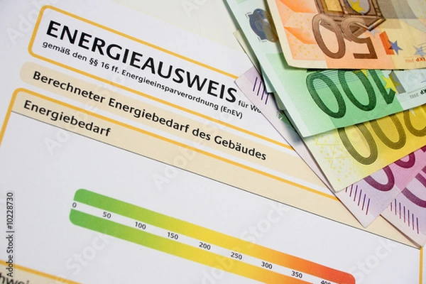 Obraz Energieausweis
