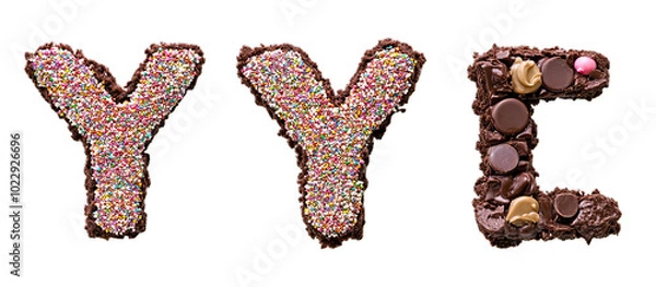 Obraz Chocolate Letters YYC