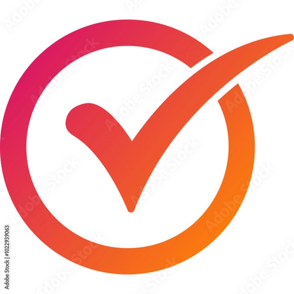 Fototapeta Checked Vector Icon