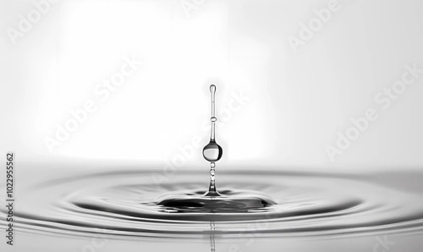 Obraz water drop splash