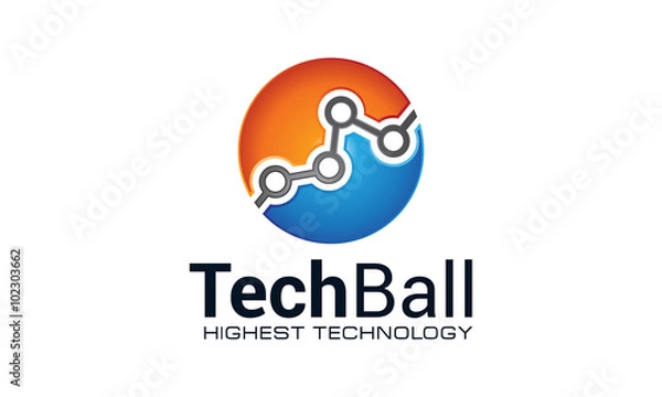 Obraz Technology Ball Logo