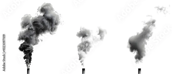 Obraz chimney smoke png transparent background