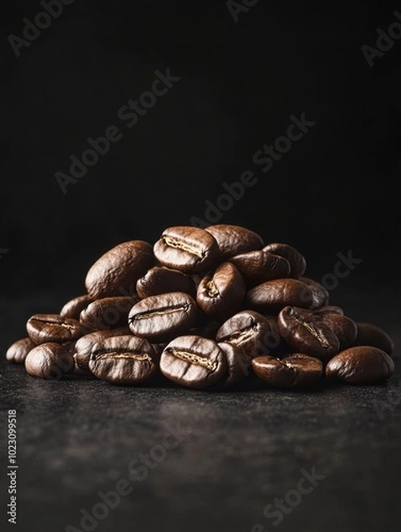 Obraz Roasted Coffee Beans at a Cafe