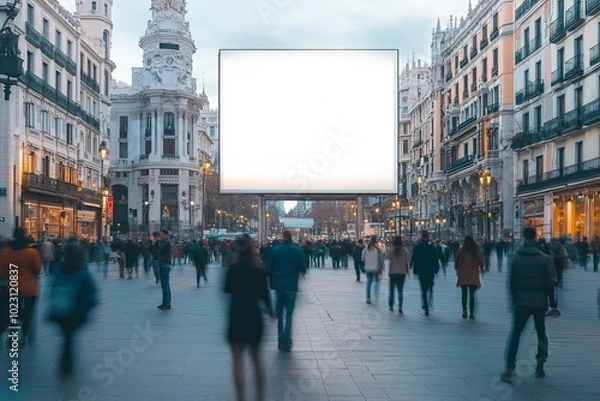 Fototapeta Blank ad mock up