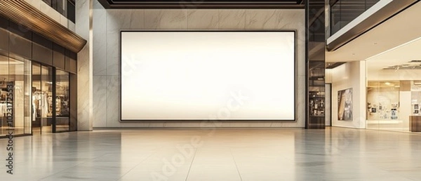 Fototapeta Mall mock up ad