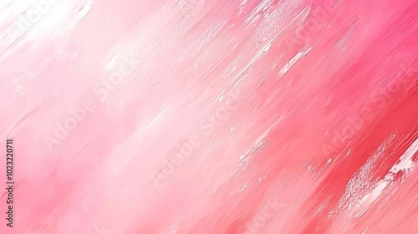 Fototapeta Abstract pink gradient with textured brush strokes, creating a soft and calming visual effect.