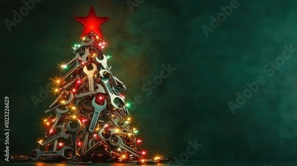 Obraz The Tools as Christmas Tree