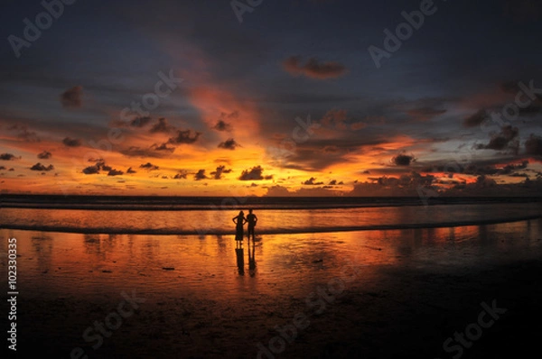 Fototapeta Sunset on Bali