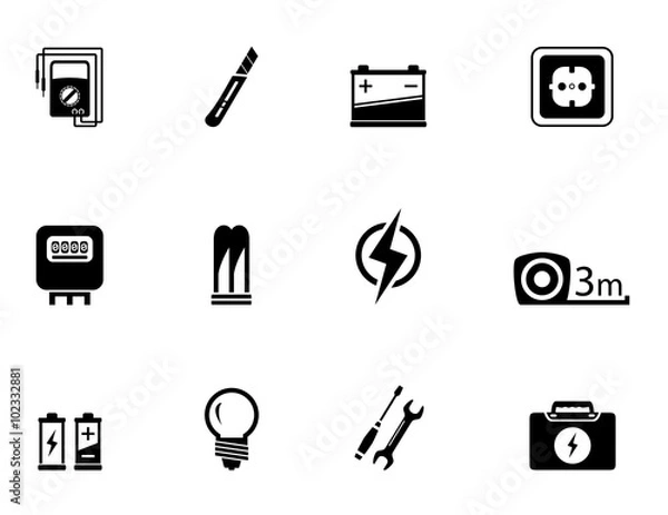 Obraz electrical equipment set