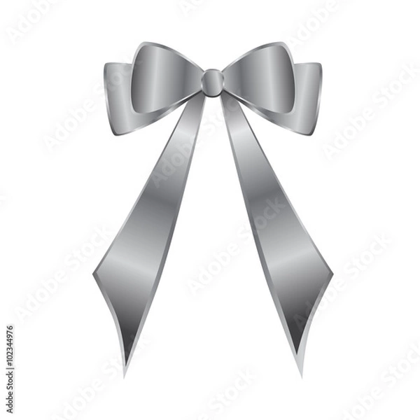 Fototapeta silver bow