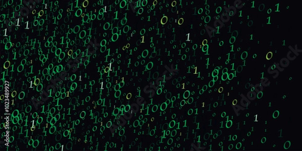Obraz binary code background