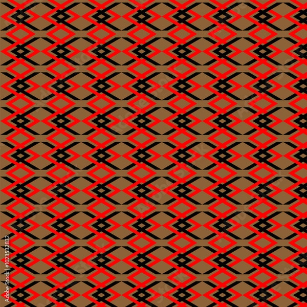 Fototapeta red and black pattern