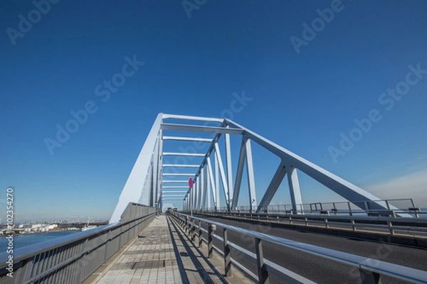Fototapeta トラス橋の東京ゲートブリッジ