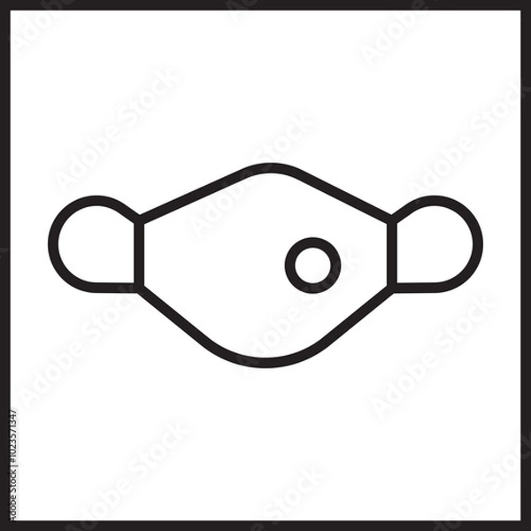 Obraz Face MaskIcon Design