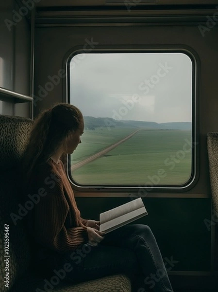 Fototapeta train journey