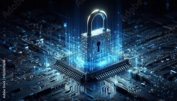 Obraz   Shield your digital assets with our advanced cybersecurity, offering encryption and strong network protection.