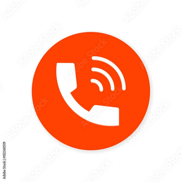 Fototapeta Flat Design App Button