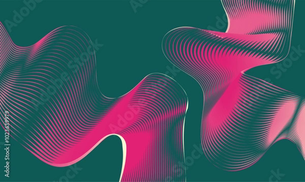 Fototapeta Abstract gradient   background with  lines shapes  pattern. Creative geometric with a variety of geometric pattern background for your design