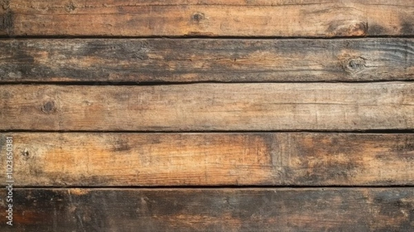 Fototapeta Aged Wooden Plank Background Horizontal Orientation
