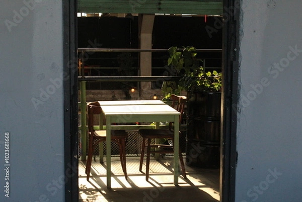 Obraz Desk with chairs