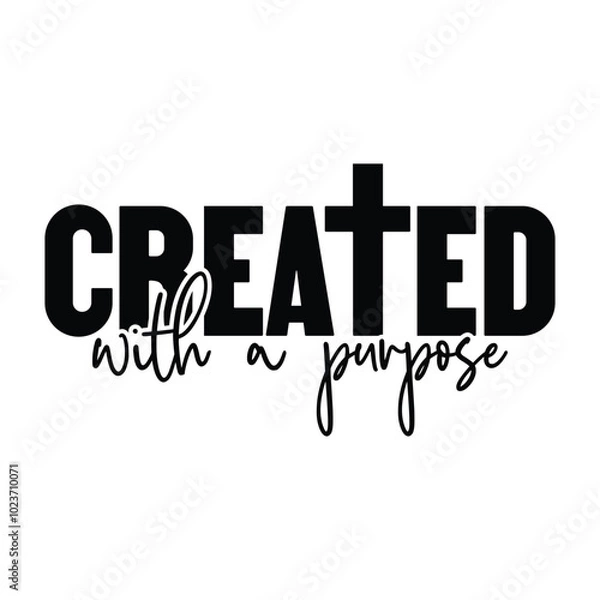 Obraz Created with a purpose