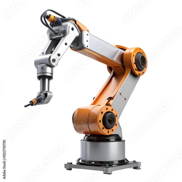 Obraz Ai cloud concept with robot arm