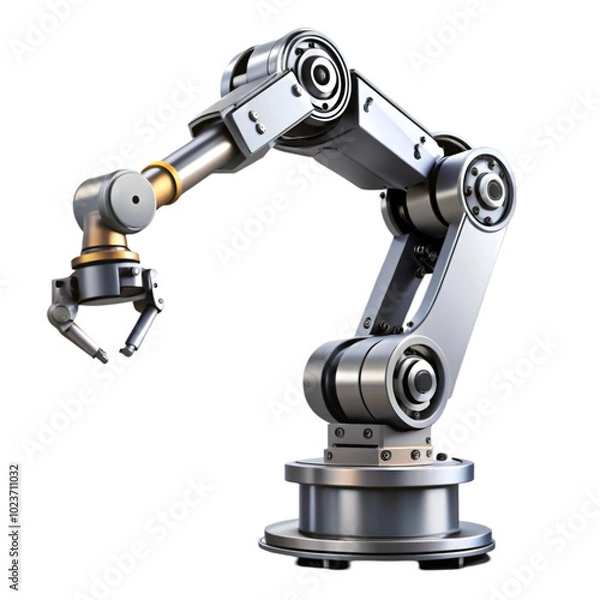 Obraz Ai cloud concept with robot arm